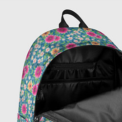 Рюкзак Весенний цветочный паттерн, цвет: 3D-принт — фото 2