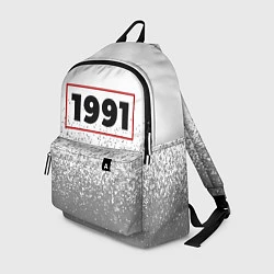 Рюкзак 1991 - в красной рамке на светлом, цвет: 3D-принт