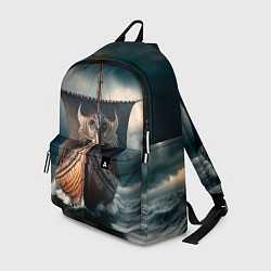 Рюкзак Корабль в бушующем море, цвет: 3D-принт