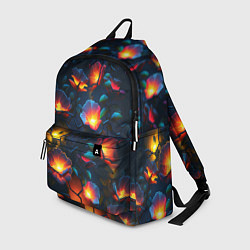 Рюкзак Светящиеся цветы, цвет: 3D-принт
