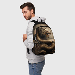 Рюкзак Китайский дракон с открытой пастью, цвет: 3D-принт — фото 2