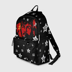 Рюкзак Ленин на фоне звезд, цвет: 3D-принт