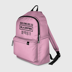 Рюкзак BlackPink Лого, цвет: 3D-принт
