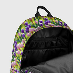 Рюкзак Весенние крокусы, цвет: 3D-принт — фото 2