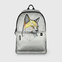 Рюкзак Стилизованная кошка в геометрическом стиле, цвет: 3D-принт — фото 2