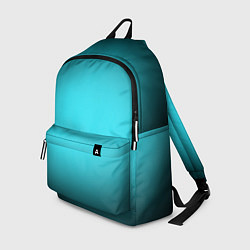 Рюкзак Кислотный голубой с градиентом, цвет: 3D-принт