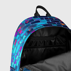 Рюкзак Кирпичные сердца, цвет: 3D-принт — фото 2