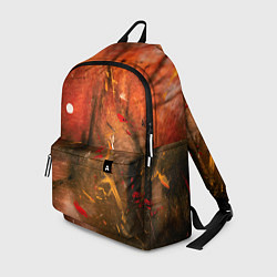 Рюкзак Абстрактный красный туман и краски, цвет: 3D-принт