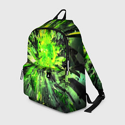 Рюкзак Fractal green explosion, цвет: 3D-принт