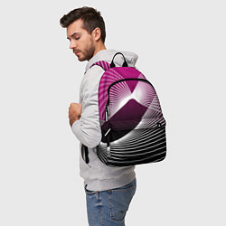 Рюкзак Авангардная растровая композиция, цвет: 3D-принт — фото 2