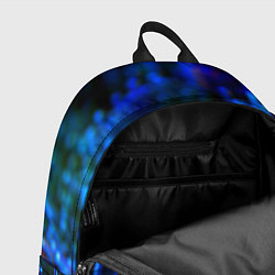 Рюкзак Шейпы синие, цвет: 3D-принт — фото 2