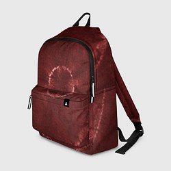 Рюкзак Красный круг тай-дай, цвет: 3D-принт