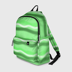 Рюкзак Зеленые волны, цвет: 3D-принт