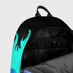 Рюкзак Blink 182 неоновый огонь, цвет: 3D-принт — фото 2
