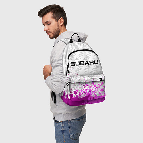 Рюкзак Subaru pro racing: символ сверху / 3D-принт – фото 5