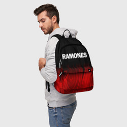 Рюкзак Ramones red plasma, цвет: 3D-принт — фото 2