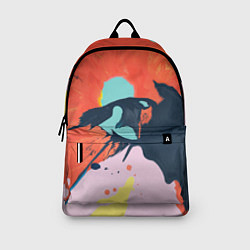 Рюкзак Множество красок живопись, цвет: 3D-принт — фото 2