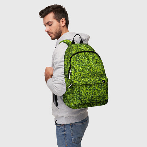Рюкзак Зеленая травка / 3D-принт – фото 5