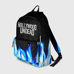 Рюкзак Hollywood Undead blue fire, цвет: 3D-принт