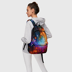 Рюкзак Космическая многомерность, цвет: 3D-принт — фото 2