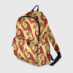 Рюкзак Винтажный растительный орнамент, цвет: 3D-принт