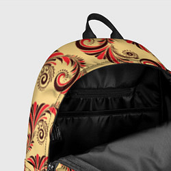 Рюкзак Винтажный растительный орнамент, цвет: 3D-принт — фото 2