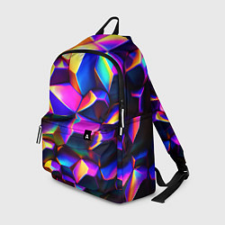 Рюкзак Бензиновые неоновые кристаллы, цвет: 3D-принт
