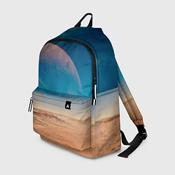 Рюкзак Пустыня и очертания планеты, цвет: 3D-принт