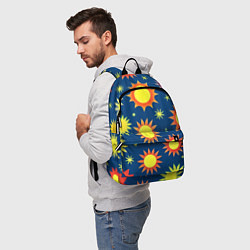 Рюкзак Цветы солнца, цвет: 3D-принт — фото 2