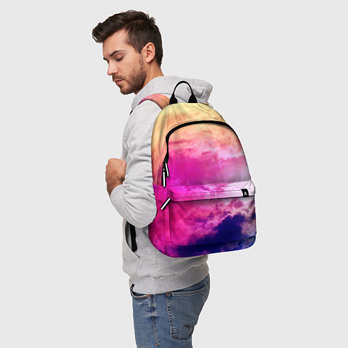 Рюкзак Разноцветное небо / 3D-принт – фото 5