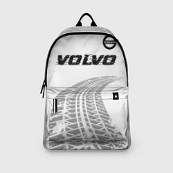 Рюкзак Volvo speed на светлом фоне со следами шин: символ, цвет: 3D-принт — фото 2