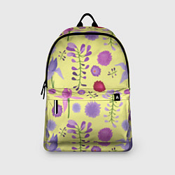 Рюкзак Фиолетовый цветник, цвет: 3D-принт — фото 2