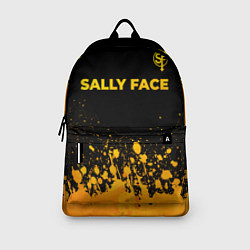 Рюкзак Sally Face - gold gradient: символ сверху, цвет: 3D-принт — фото 2