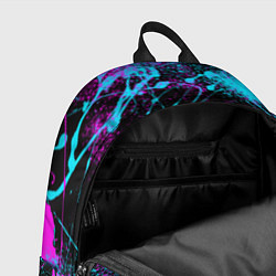 Рюкзак Моб психо - неон, цвет: 3D-принт — фото 2