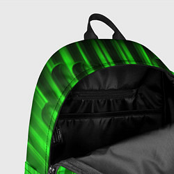 Рюкзак Зеленые неоновый световой фон, цвет: 3D-принт — фото 2