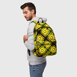 Рюкзак Солнечные подсолнухи, цвет: 3D-принт — фото 2