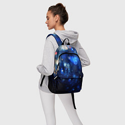 Рюкзак Неоновые водные блики, цвет: 3D-принт — фото 2