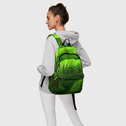Рюкзак Объемный зеленый канат, цвет: 3D-принт — фото 2