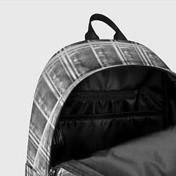 Рюкзак Серая клетка, цвет: 3D-принт — фото 2