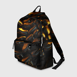Рюкзак Абстрактные золотые камни, цвет: 3D-принт