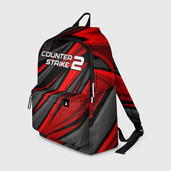 Рюкзак Counter strike 2 - красный спортивный, цвет: 3D-принт