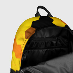 Рюкзак Fiat - gold gradient: символ сверху, цвет: 3D-принт — фото 2