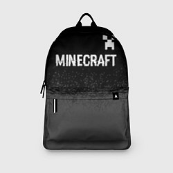 Рюкзак Minecraft glitch на темном фоне: символ сверху, цвет: 3D-принт — фото 2