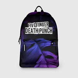 Рюкзак Five Finger Death Punch neon monstera, цвет: 3D-принт — фото 2
