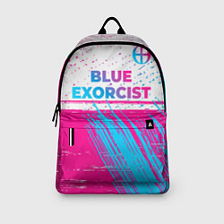 Рюкзак Blue Exorcist neon gradient style: символ сверху, цвет: 3D-принт — фото 2