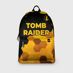 Рюкзак Tomb Raider - gold gradient: символ сверху, цвет: 3D-принт — фото 2