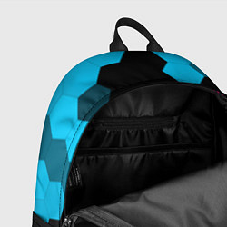 Рюкзак Death Stranding - neon gradient: символ сверху, цвет: 3D-принт — фото 2