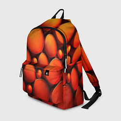 Рюкзак Оранжевы е круглые плиты, цвет: 3D-принт