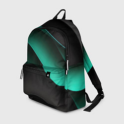 Рюкзак Абстрактная зеленая текстура, цвет: 3D-принт