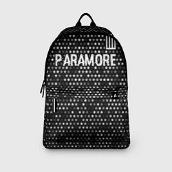 Рюкзак Paramore glitch на темном фоне: символ сверху, цвет: 3D-принт — фото 2